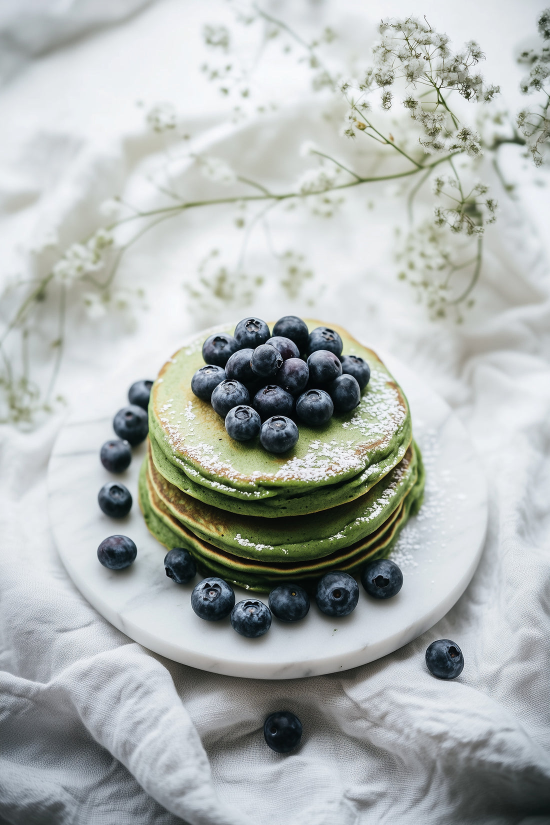 Protein Matcha Pancakes Ft. Cottage Cheese
