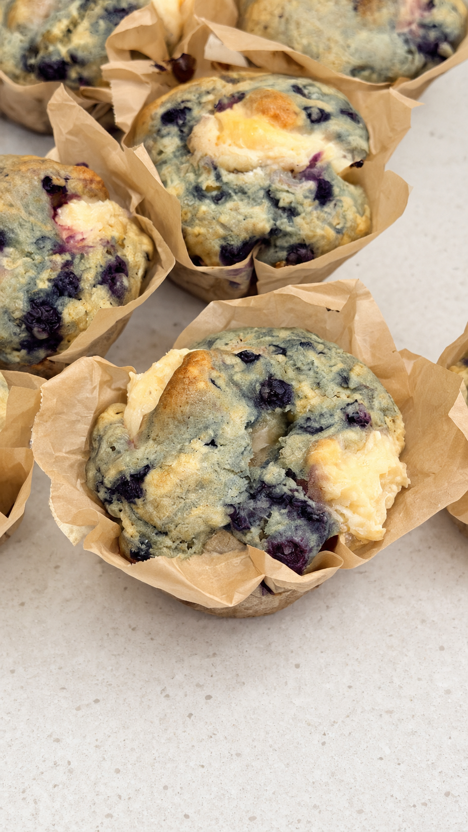 Blueberry Cream Cheese Muffins