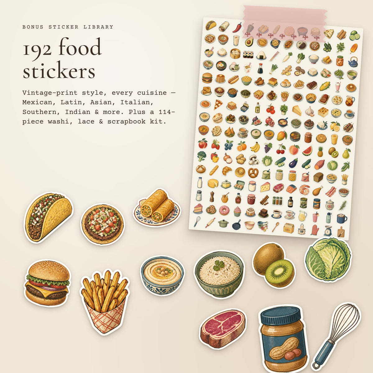 The Heirloom Kitchen Notebook — Digital & Printable Family Recipe Book