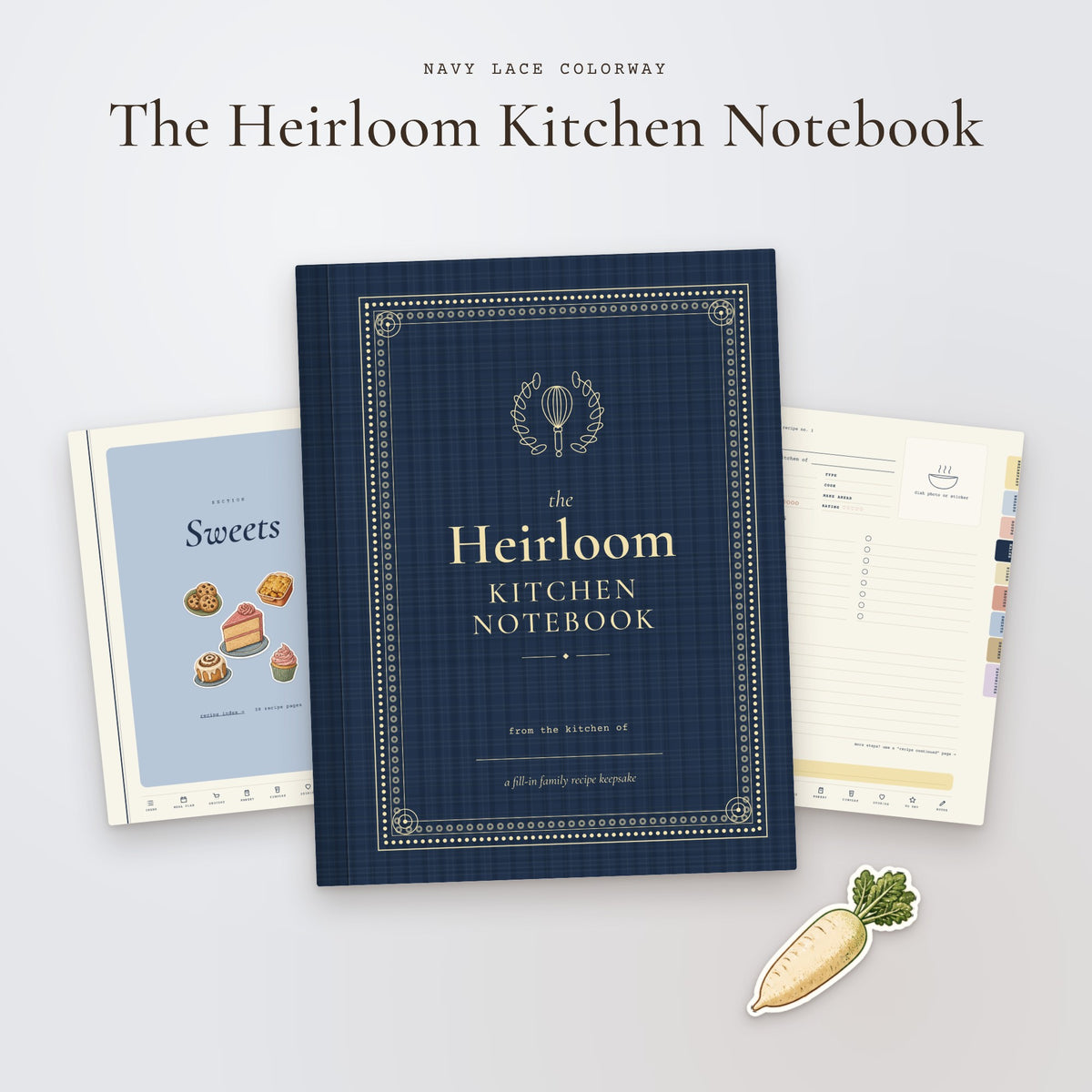 The Heirloom Kitchen Notebook — Digital & Printable Family Recipe Book