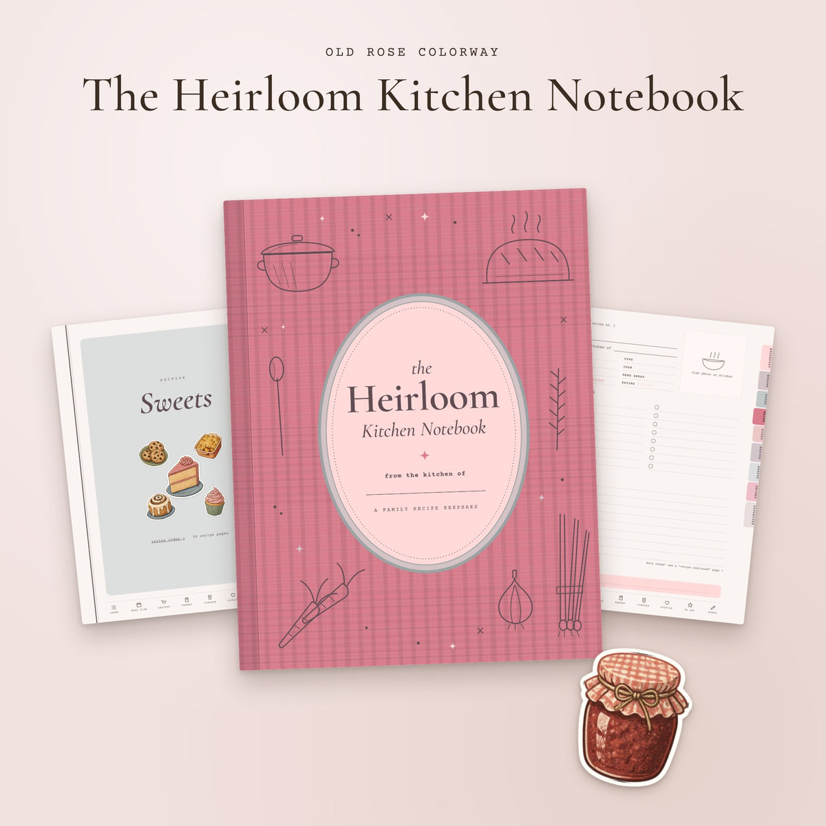 The Heirloom Kitchen Notebook — Digital & Printable Family Recipe Book